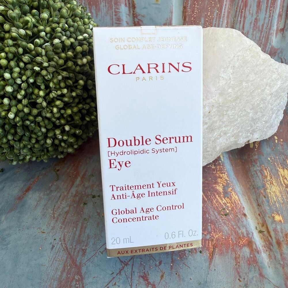 Clarins Double Serum Eye Global Age Control Concentrate - 20ml / 0.6 oz Gently U